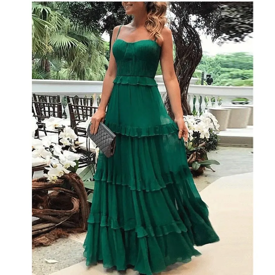 Пляжное платье без бретелек Boho длинное на бретельках|Платья| |