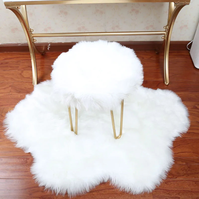 Yang Yi Yunduo ковер для спальни кровать туалетный столик, ковер, имитация шерстяного пола, плюш, простой ковер