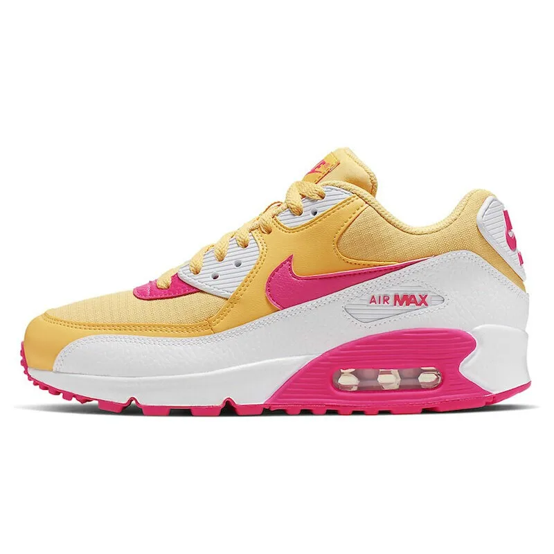 Оригинальные женские кроссовки для бега NIKE AIR MAX 90, дышащие удобные кроссовки с амортизацией, модные кроссовки для фитнеса 325213-031 - Цвет: 325213-702
