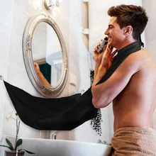 Борода бритья нагрудник ткань для стрижки волос накидка для бритья Премиум Уход Инструмент для мужчин Горячая