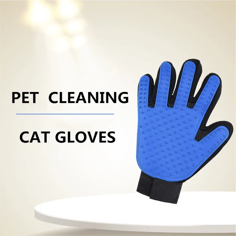 

Pet Grooming Glove Cat Dog Hair Removal Mitts Deshedding Brush Combs For Cat Dog Horse Massage Combs Pet Supplies Accessoies