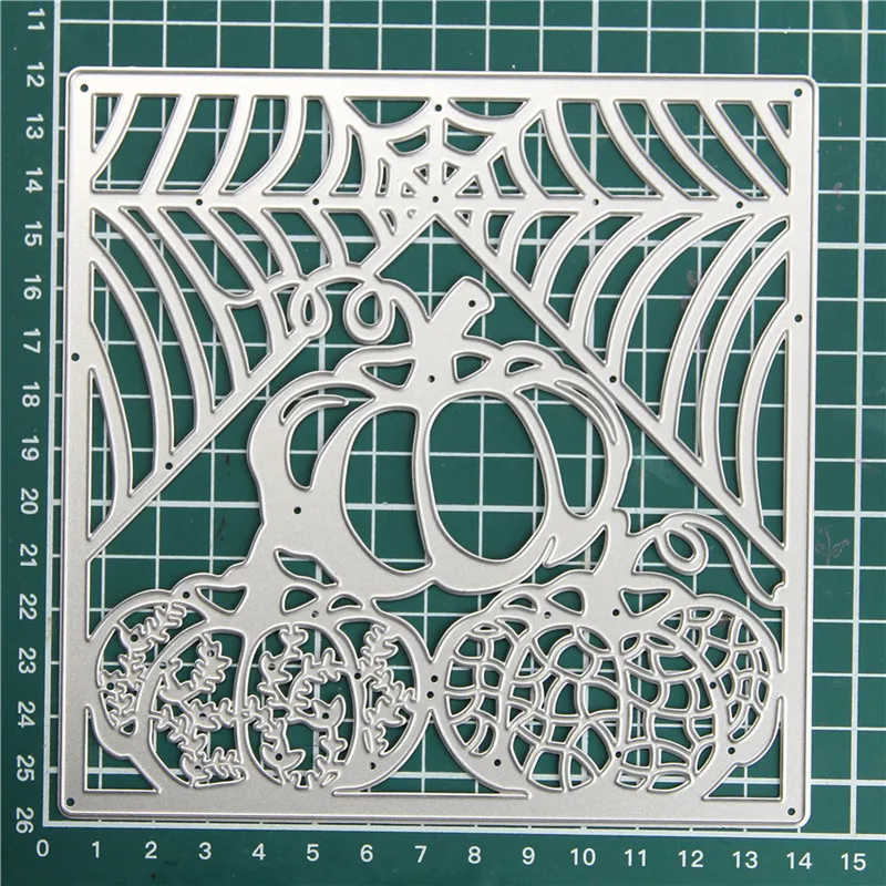 Диярты Хэллоуин Тыква рамка металла резки Скрапбукинг Ремесло Новый 2020 тиснение