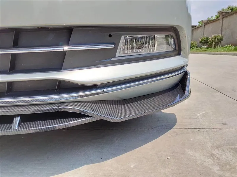 Передний бампер диффузор для Volkswagen Passat B8 обвес спойлер 2017 2018 VW ABS передний