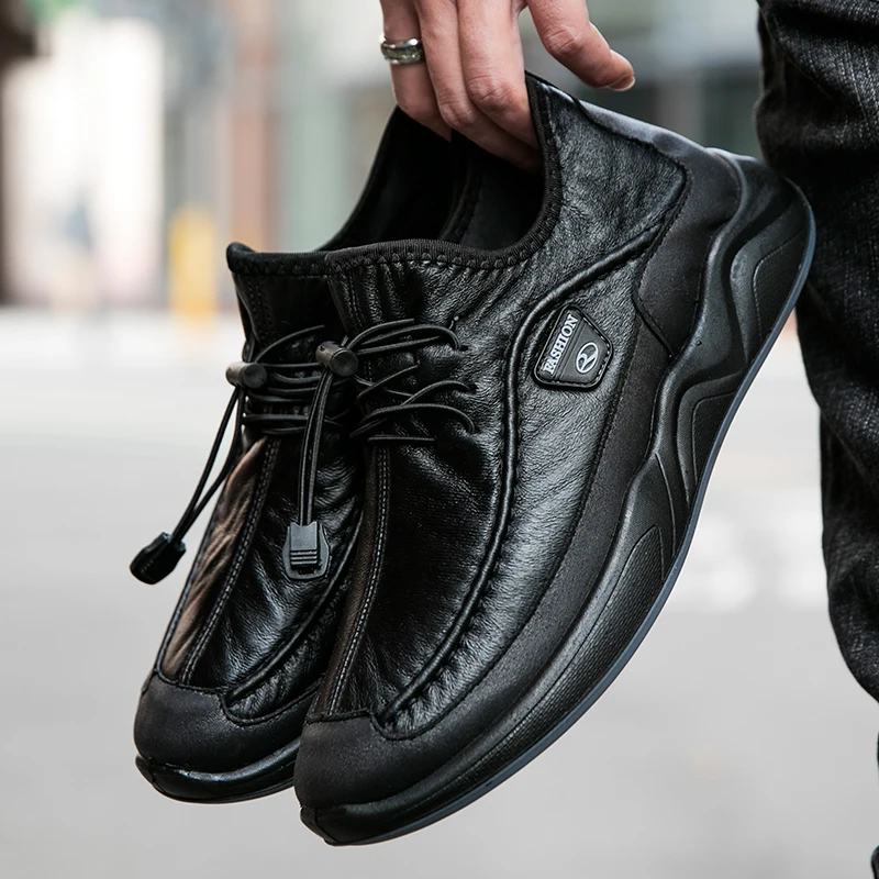 Flat Loafer Man Car Shoes Male Outdoor Office Business Dress New Fashion Mens Walking Shoes Zapatos Hombre Chaussures Size 39-46