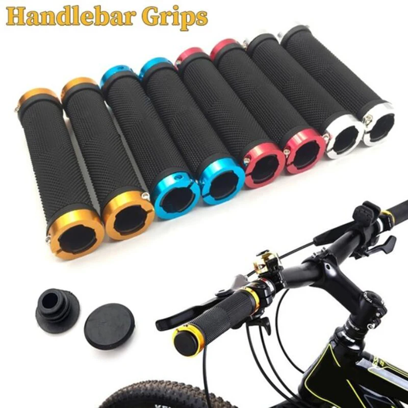 Soft Rubber Handlebar End Grips For Bicycle MTB BMX Road Mountain Bike Cycling