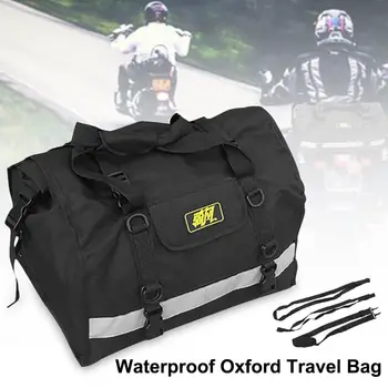 

Motorcycle Travel Bag Waterproof Backseat Saddle Bag Saddlebags For Travel Camping