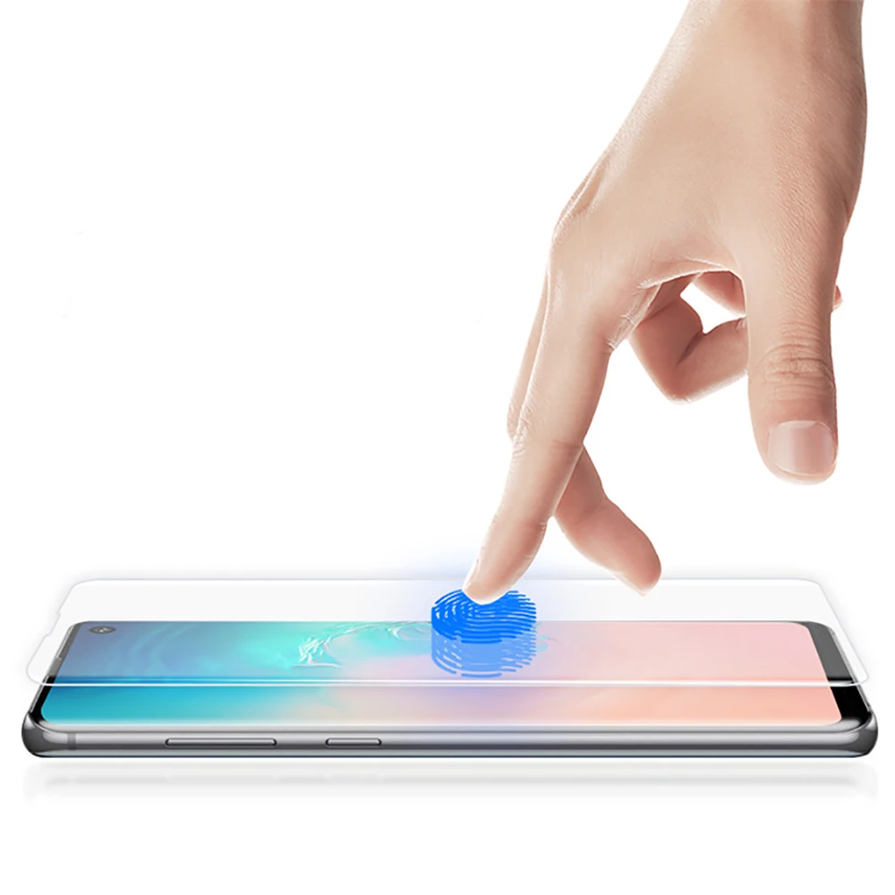 УФ жидкий Полный Клей закаленное стекло для samsung Galaxy Note 8 S8 S9 Plus накладка записная книжка для экрана 8 крышка защитная пленка