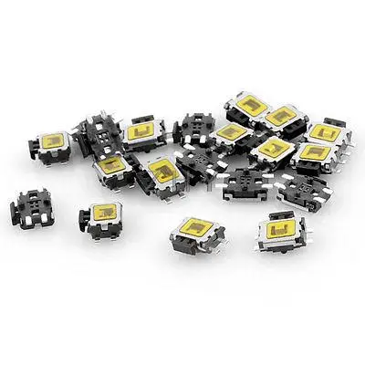 

20 Pcs 5x4x1.6mm 4-Pin Momentary Push Button Mini SMD SMT Tactile Tact Switch