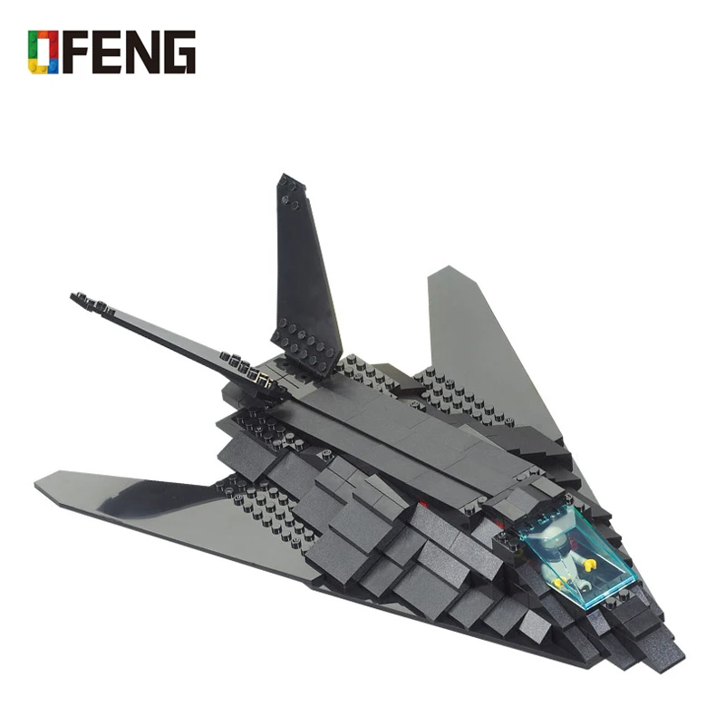 Фигурки конструктора SLUBAN Action & Toy F117 невидимый бомбардировщик s конструктор