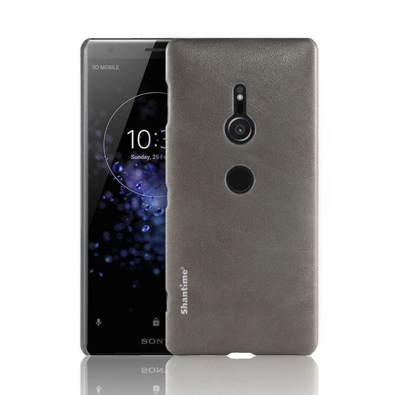 Gray Для sony Xperia XZ2 деловой чехол для sony Xperia XZ2 Премиум чехол для телефона для sony Xperia XZ3 из искусственной кожи чехол-бумажник - Цвет: Gray
