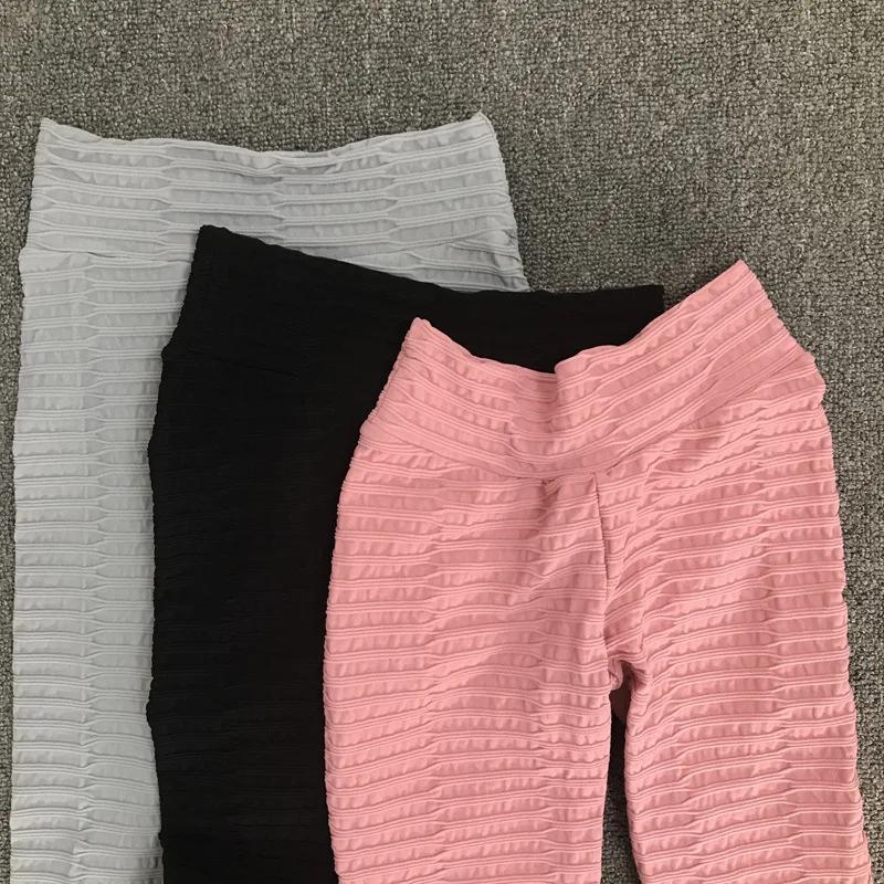 Buttock Lifting Fitness Pants Thin Summer Training Running Sports Tight-Fit Quick Drying Pants 3D Exaggerates Hips Yoga Pants