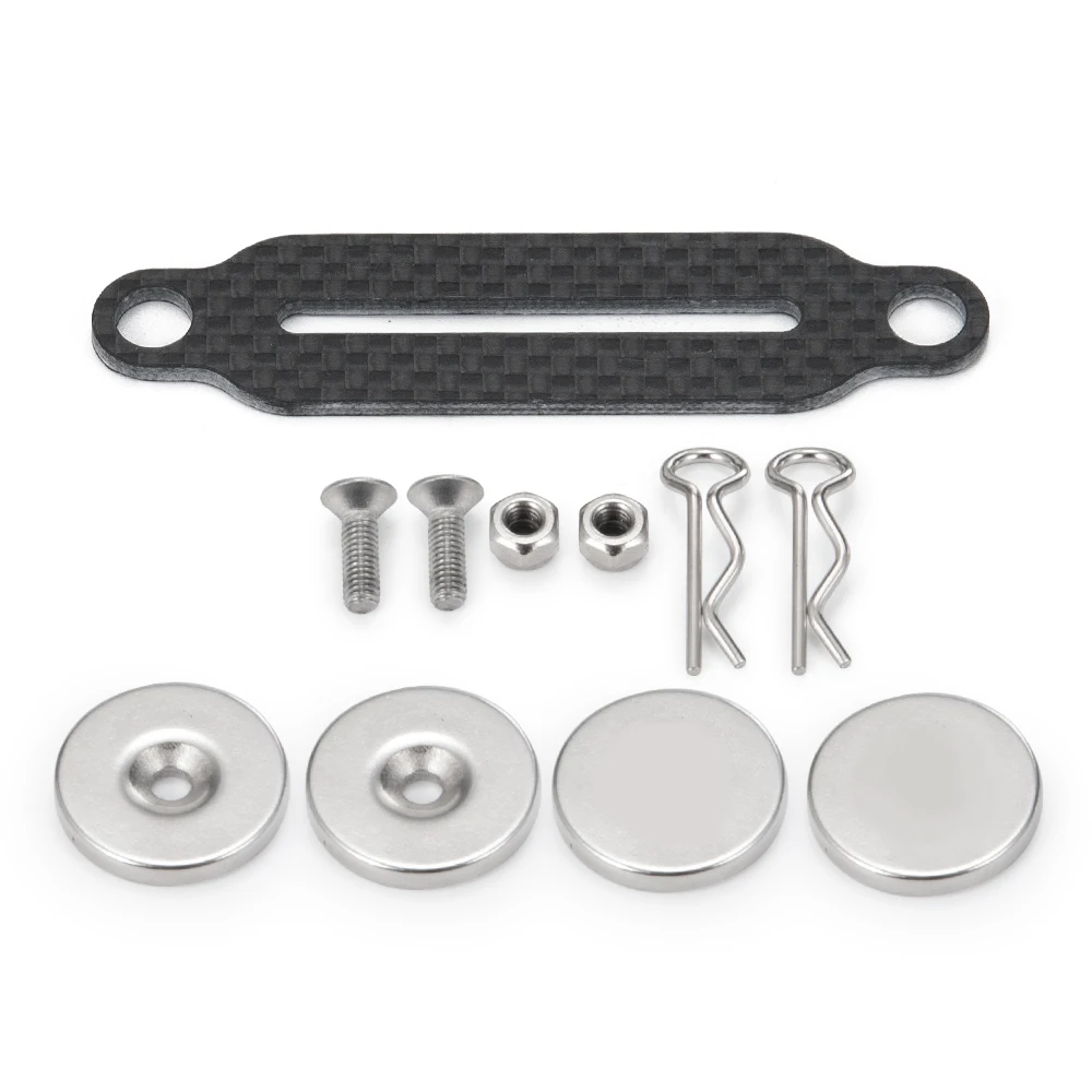 1Set Invisible Car Shell Buckle Shell Column Stand Invisible Body Post for 1:10 RC Crawler Car Axial SCX10 90028 90027