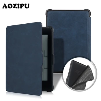 

Smart Sleep/Wake Magnet Case Cover for Amazon Kindle Paperwhite 1 2 3th Generation 6" Tablet eBook PU Leather+TPU Case +Film+Pen