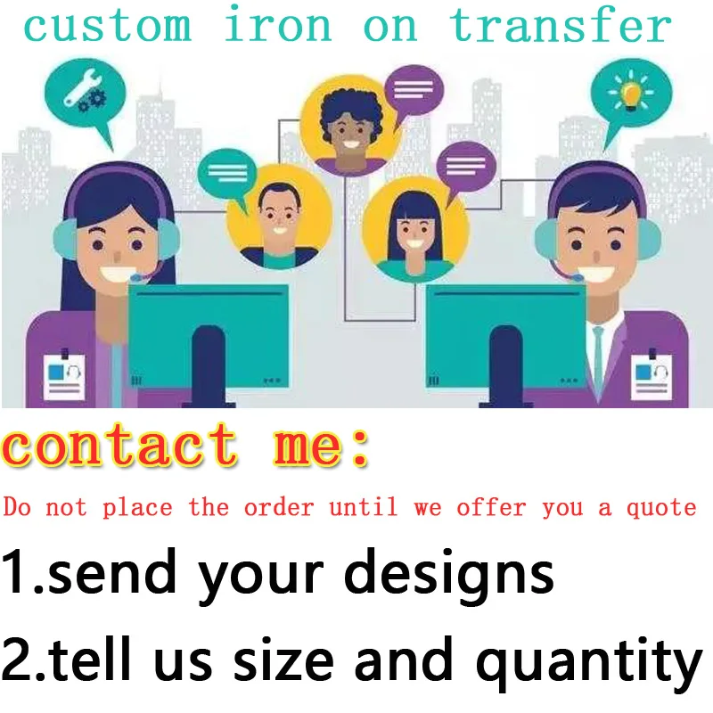 custom iron on transfer vinyl heat for clothing stickers your own design customers pay link | Дом и сад