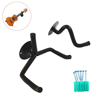 

Metal Studio Hanger Ukulele Horizontal Wall Mount Training Center Shop Universal Split Music School Portable Guitar Stand Violin