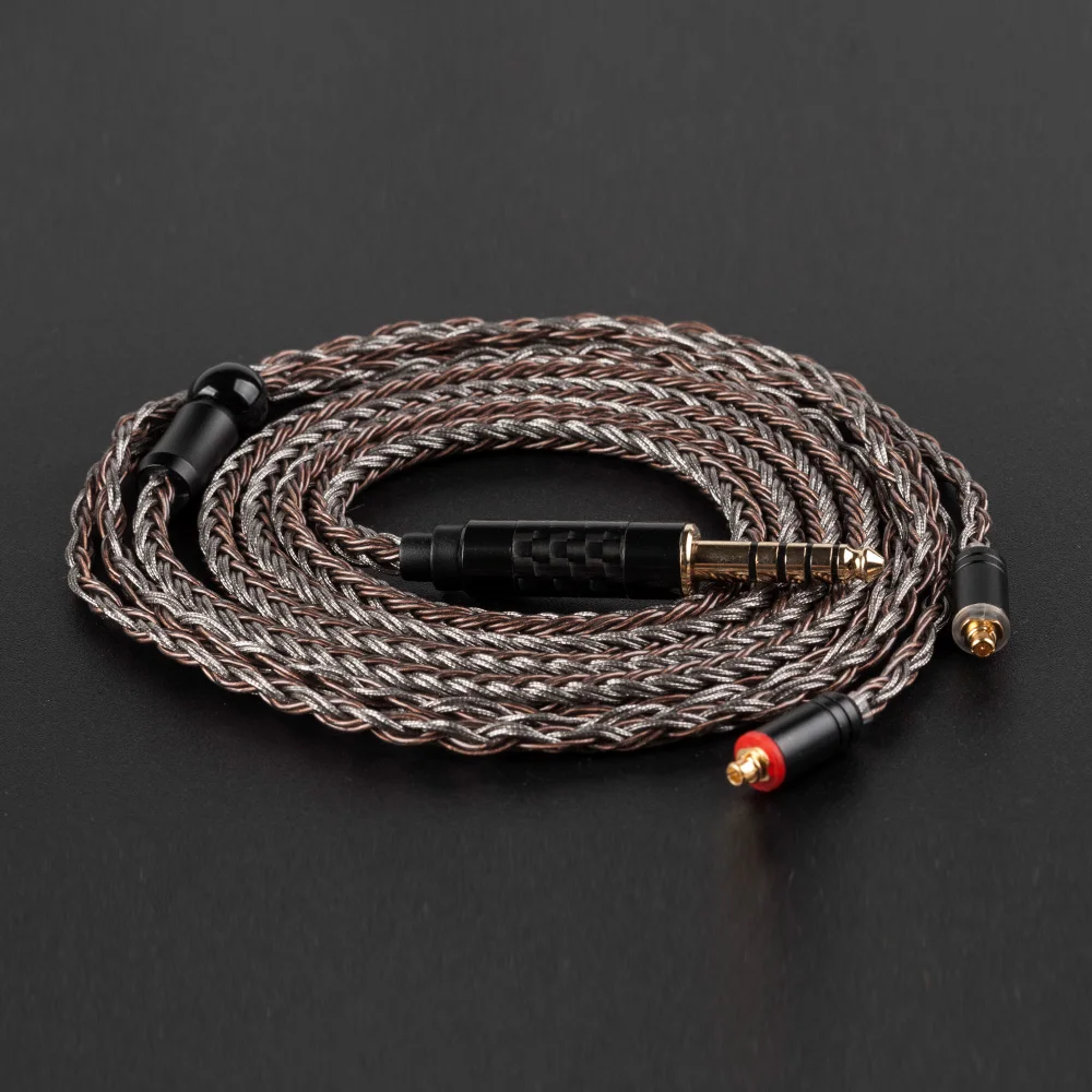 HiFiHear 16 Core посеребренный балансный кабель 2,5/3,5/4,4 мм с MMCX/2pin/QDC разъем для ZS10 Pro ZSX ZS10 PRO C12 BLON BL03