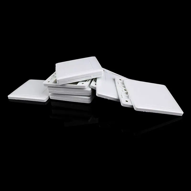 

Electric Wall Switch Socket Blank Cover Panel Whiteboard ABS Outlet Plate Bezel Tool 86x86mm