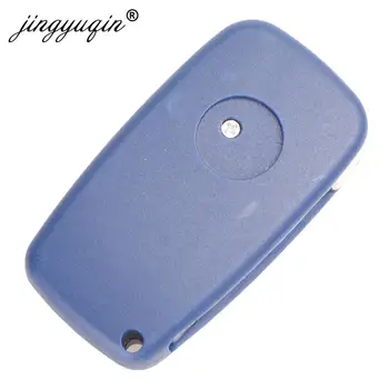 Keyforkess Flip pieghevole a distanza per auto chiave custodia Shell Cover Fob per FIAT Iveco Punto Ducato Stilo Panda Idea Doblo Bravo 2/3 pulsanti - Jingyuqin Flip pieghevole a distanza per auto chiave custodia Shell Cover Fob per FIAT Iveco
