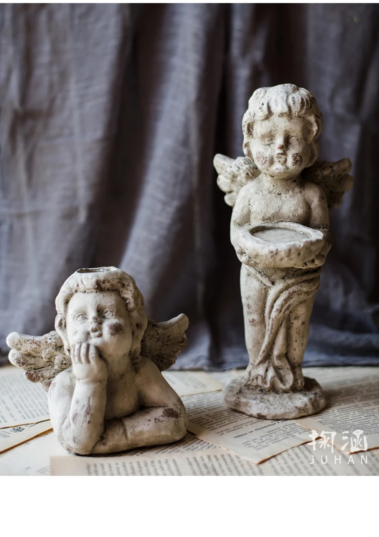 Европейский романтический подсвечник Минималистичная подставка роскошный классический обеденный подсвечник Ангел канделабри настольные украшения для дома KK60ZT