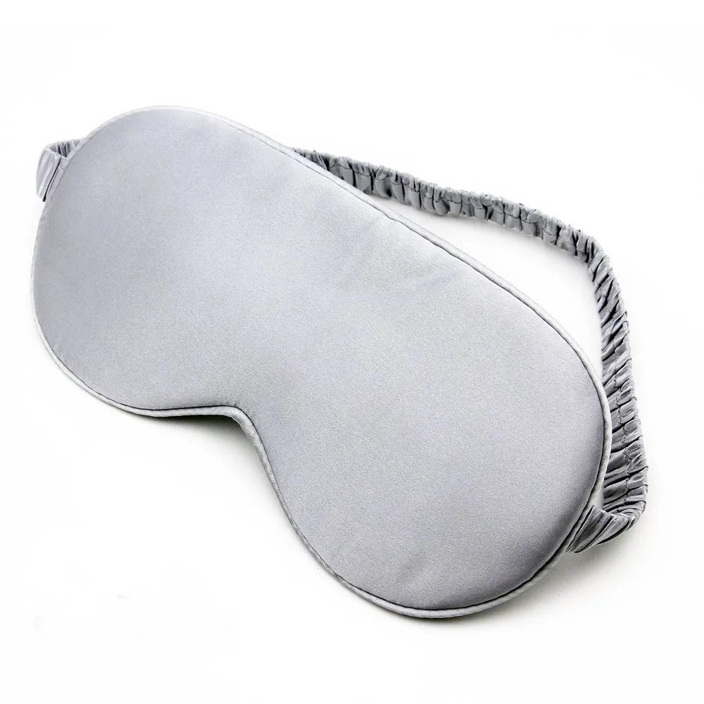 

Imitated Silk Fabric Mulberry Silk Series Eye Patch Dacron Satin Goggles Customizable Embroidered Logo Printed