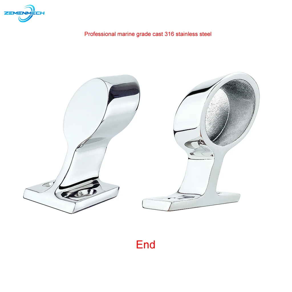 316 Stainless Steel Boat Hand Rail Fitting Marine Railing Support Bracket Tube Stanchion Hardware Yacht Accessories Bassfishing
