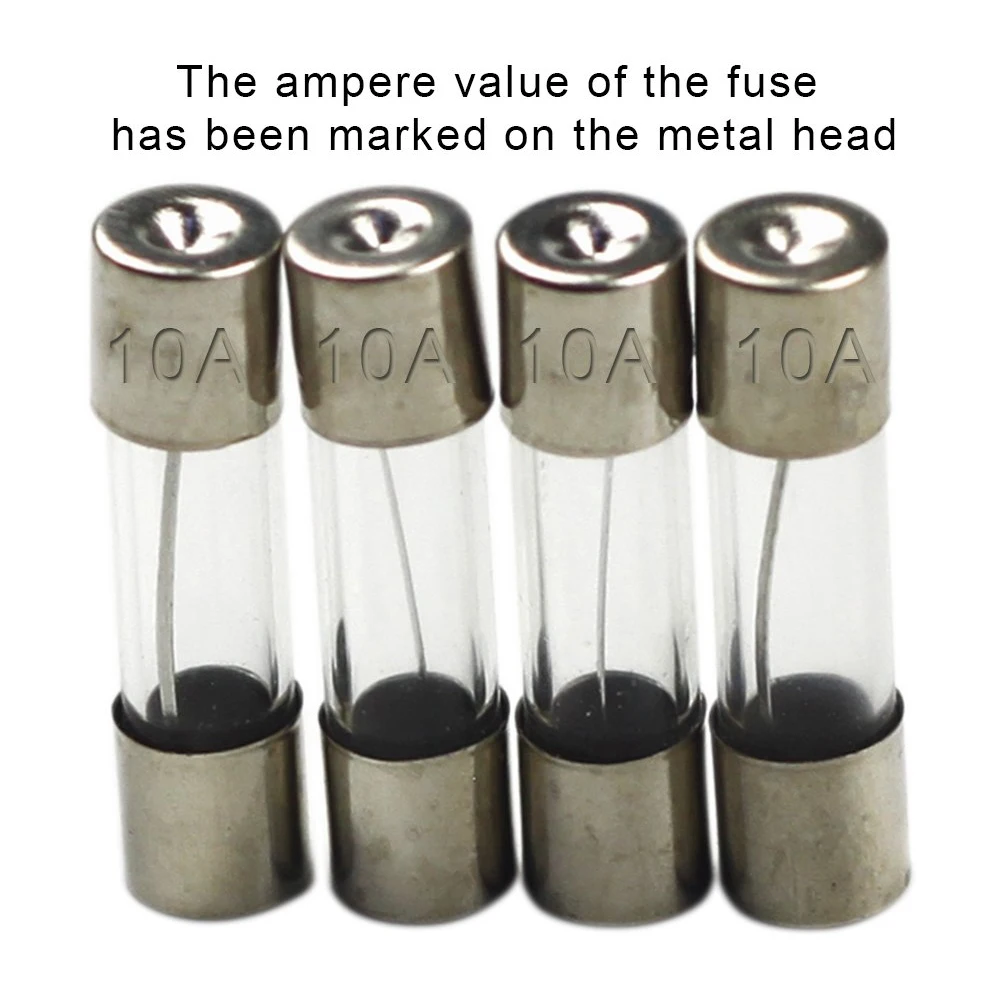 Fast Blown Glass Fuse Combination Kit 150 pieces 5x20mm 250V 0.1 0.25 0.5 1 1.5 2 3 4 5 8 10 12 15 20A Tube fuse plastic glass fuse kit