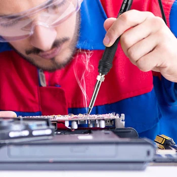 

Soldering Iron, 80w Adjustable Temperature Lcd Display, Welding Tool, 110V/220V Electronics Soldering Iron Pen