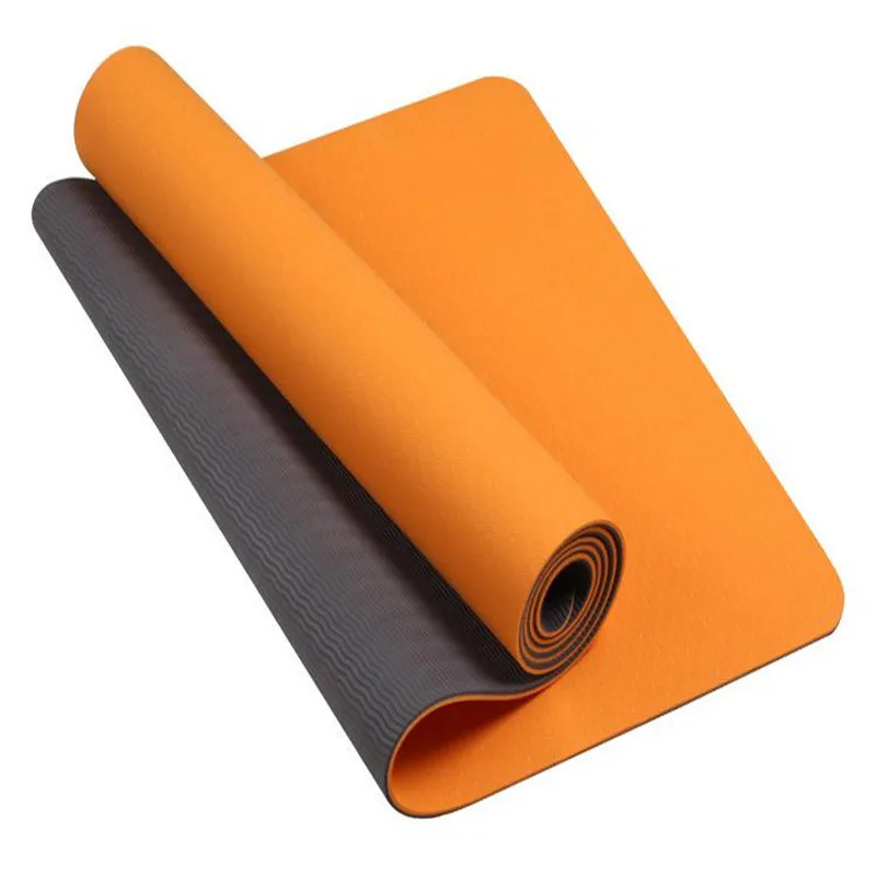 

Gymnastic Mat Thick 6 Mm Anti-slip Wear-Resistant Long Thick Beginners Exercise Mat TPE Yoga Mat