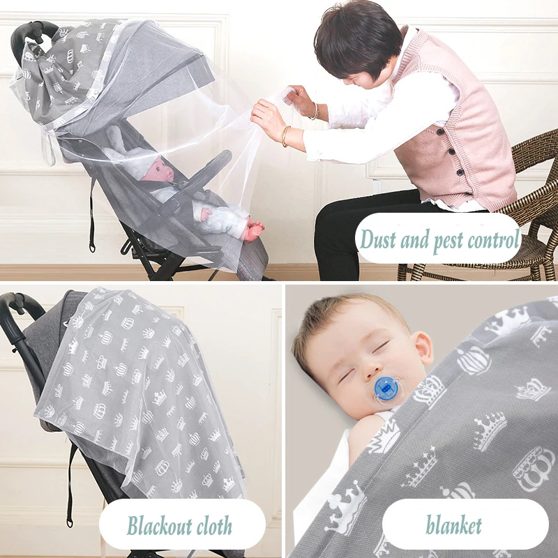 3in1 чехол для детской коляски Одеяло Аксессуары Многофункциональный детской коляски уход за матерью Полотенца противомоскитная сетка для коляски козырек от солнца