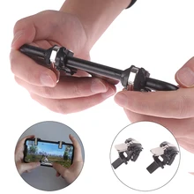 1 пара игровой триггер Кнопка огня для l1r1 шутер контроллер черный мобильный телефон