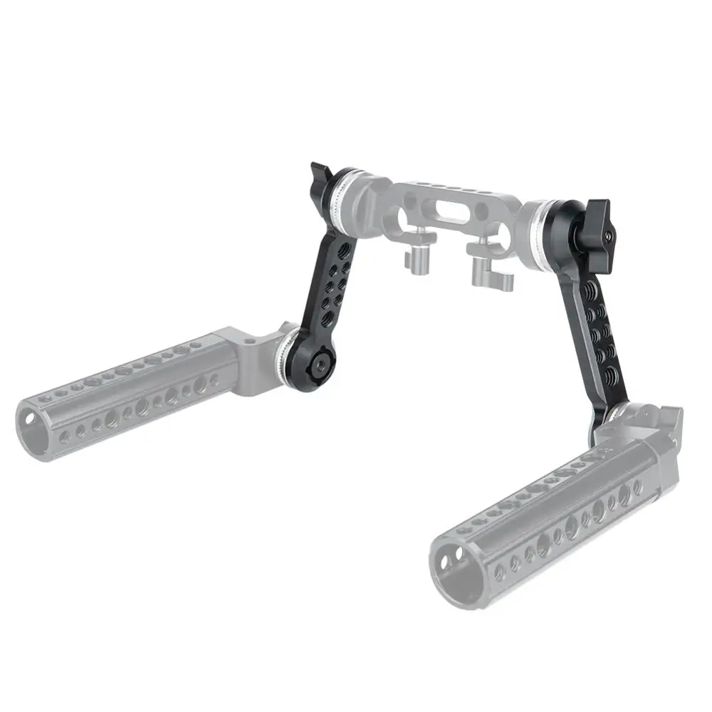 Наплечная установка NICEYRIG ARRI Rosette Удлиняющая рукоятка для сыра DSLR камера Rig Cage