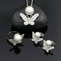 925-Silver-Bridal-Jewelry-Sets-For-Women-White-Pearl-Beads-Crystal-Butterfly-Ring-Pendant-Necklace-Earrings.jpg_200x200