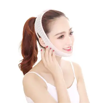 

Breathable V Face Cheek Lift Up Band Face Thin V-Line Shaping Bandage Anti Wrinkle Tension Firming Belt Reduce Double Chin