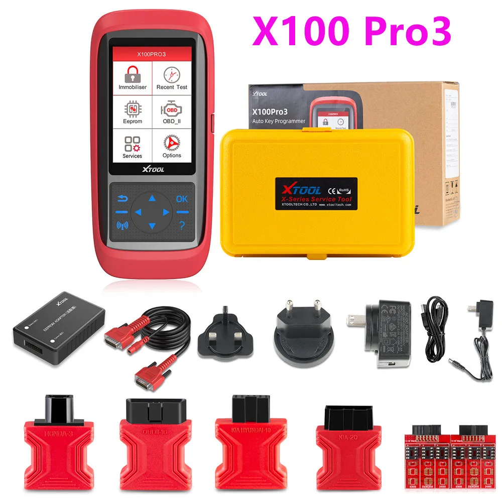 XTOOL X100 Pro3 programmeur de clé professionnel, mise à jour gratuite, OBD2, scanner de Code XTOOL X100 Pro3 programmeur de clé professionnel, mise à jour gratuite, OBD2, scanner de Code
