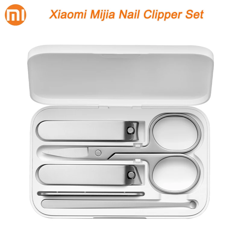 Набор пилок для ногтей XIAOMI MIJIA набор из 5 предметов нержавеющей стали маникюра и