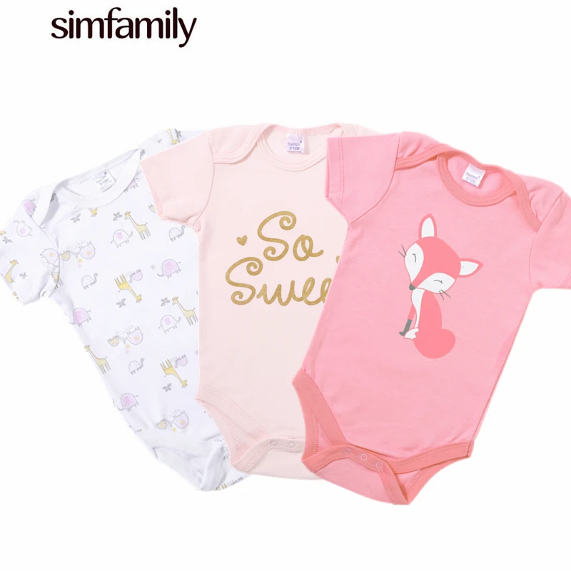 [Simfamily] 3 предмета, хлопок, комбинезоны для новорожденных 0-12 месяцев, одежда для маленьких девочек, комбинезон для маленьких мальчиков и девочек, одежда, Roupa de bebe - Цвет: set15