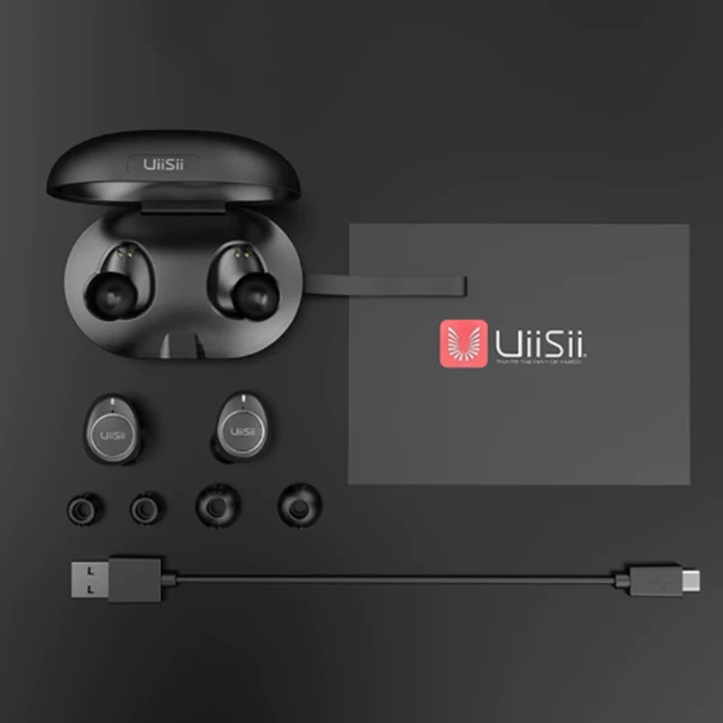 UiiSii TWS60 V5.0 bluetooth наушники сенсорные умные Мини Музыкальные Игровые наушники с микрофоном Беспроводные водонепроницаемые спортивные наушники