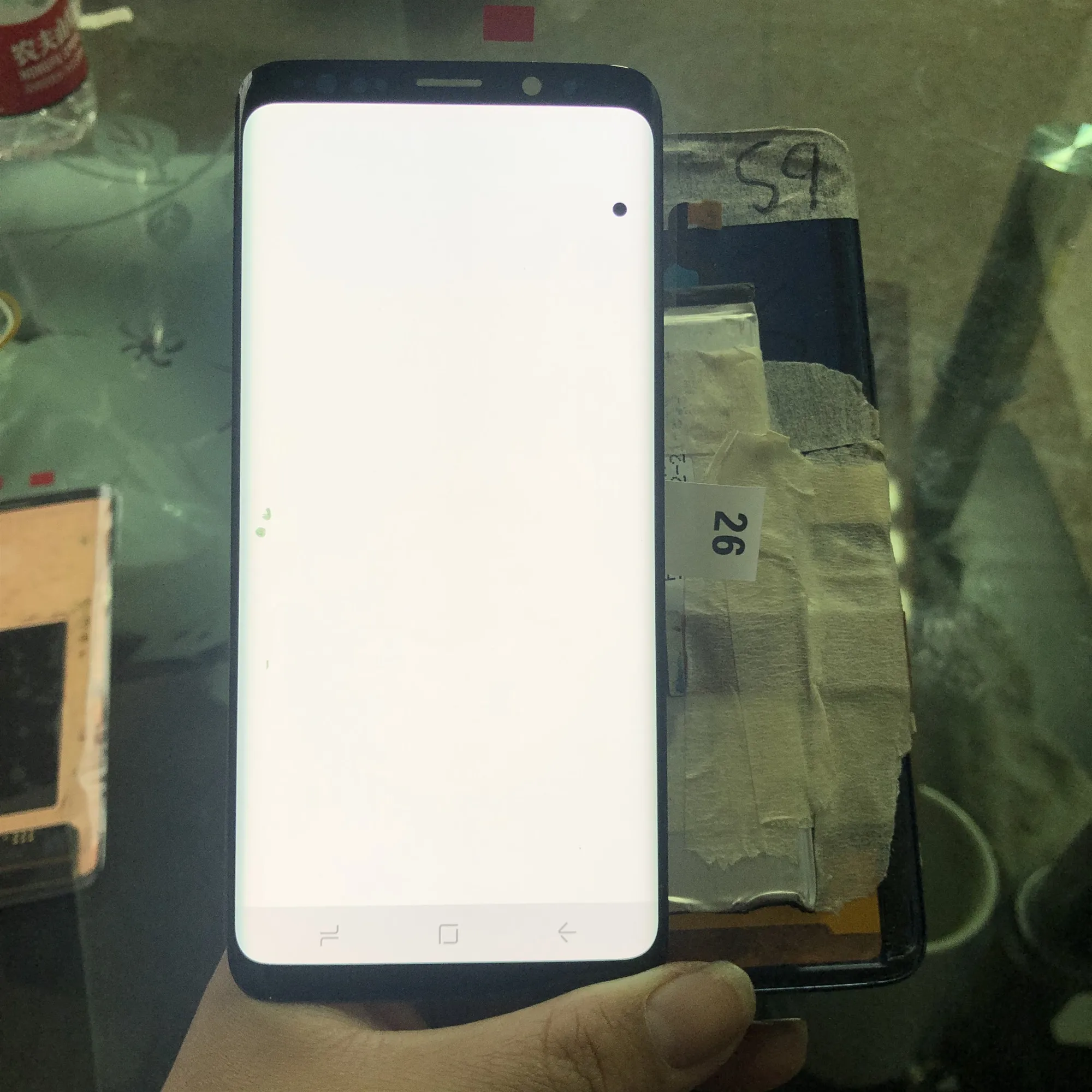 

100% Original Super Amoled LCD For Samsung S9 G960 G960U G960F Display Touch Screen Digitizer Assembly With Frame With Black Dot