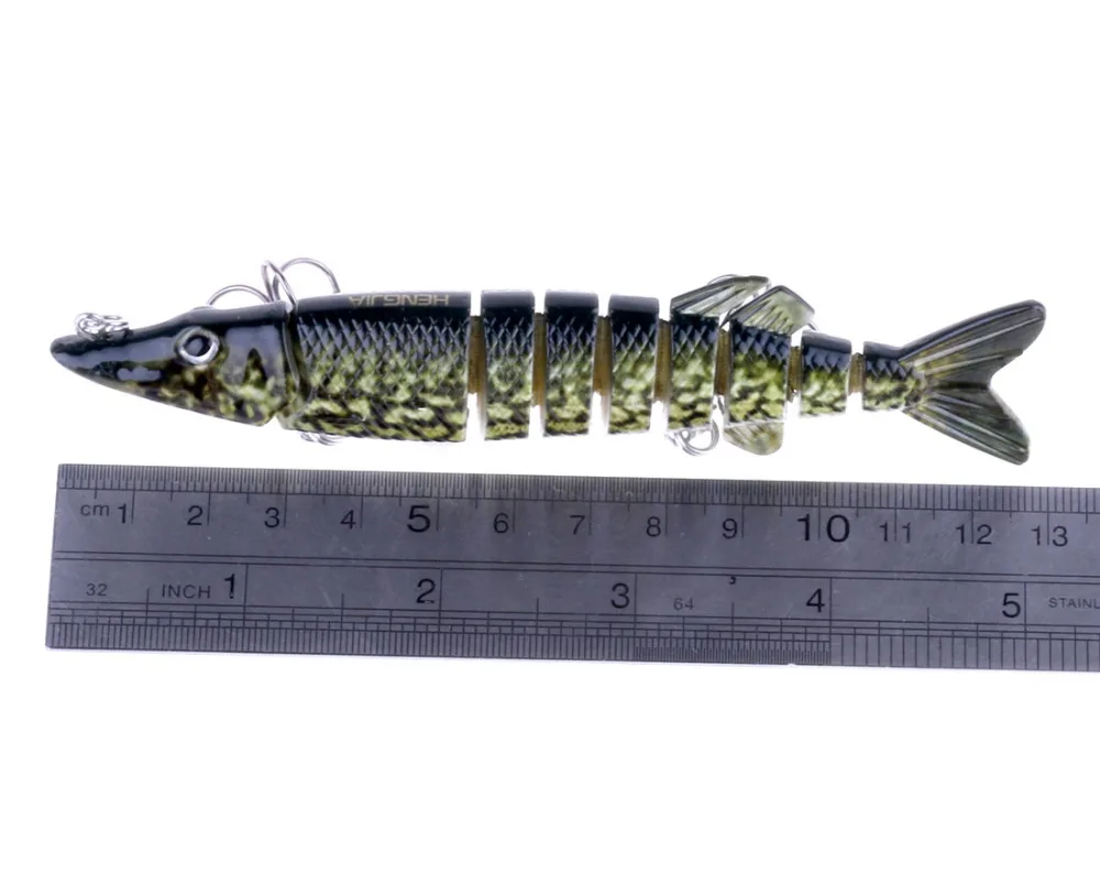 6pc 20g Mutil Jointed Segment Lure Fishing Swim Bait Minnow Wobbler Perch Catfish Artificial Crankbait Pesca Pike Fishing Tackle