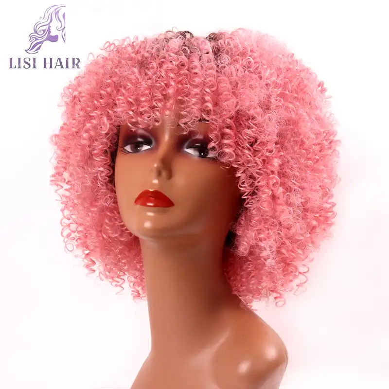Lisi Volosy Korotkie Vyushiesya Pariki Afrikanskie Pricheski Sinteticheskie Volosy Parik Termostojkoe Volokno Dlya Zhenshin Aliexpress