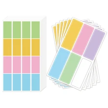 

20 Sheets Water Bottle Labels Name Stickers Colorful Removable Baby Name Labels for School Supplies Kids Food Containers Tags