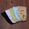 Indoor Yoga Dance Five Finger Socks 35-42 Size Womens Outdoor Sports Breathable Non-slip Cotton Five Toes Socks Yoga Sock 2