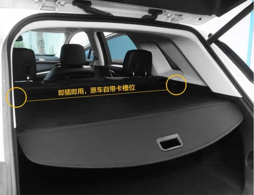 XT5 Автомобильный задний багажник защитный лист для багажника экран щит тенты крышка подходит для Cadillac XT5 XT 5