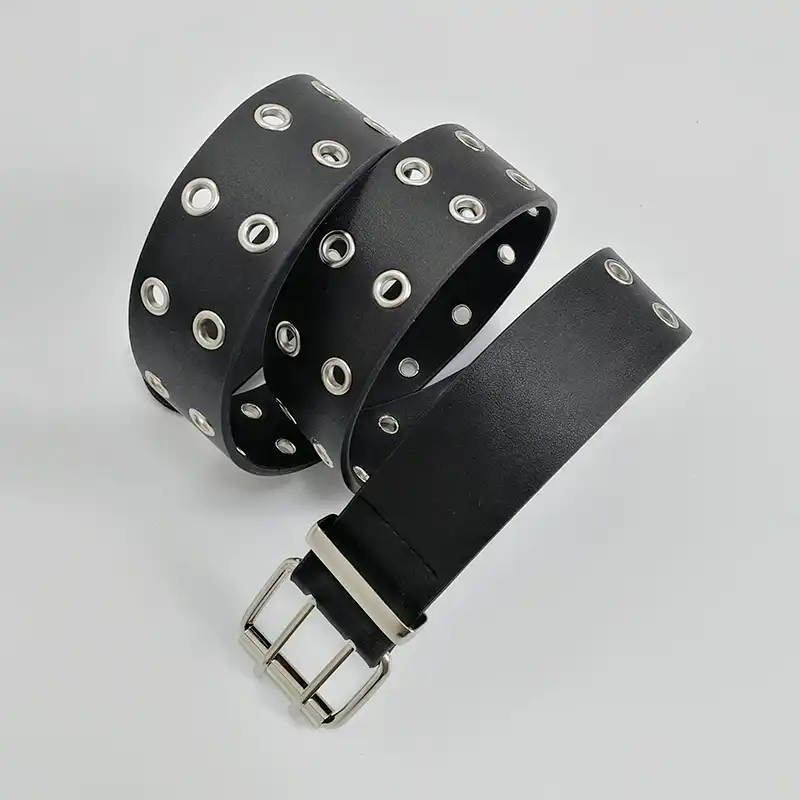 mens eyelet belt