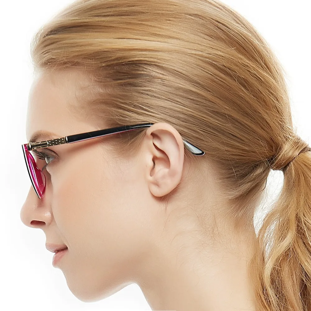 OCCI CHIARI для женщин очки Рамки очки оптические полный обод ацетат близорукость ясно солнцезащитные очки S розовый очки W-CAPRIO
