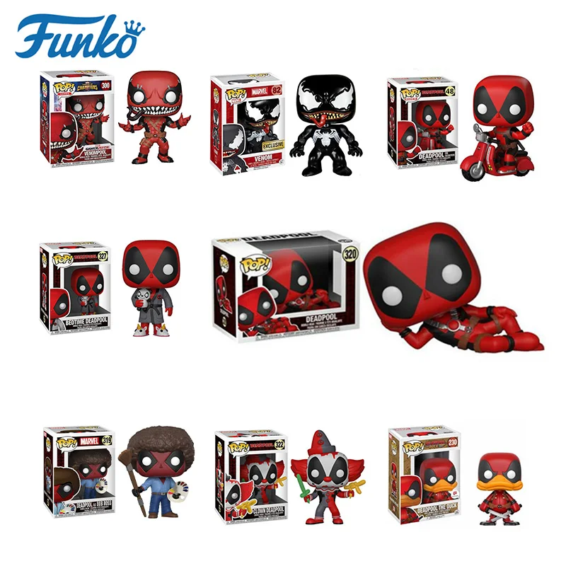 

Funko pop 2019 Deadpool toys for children Puppets Model Figure Collectible Model Toy for Kids Gift