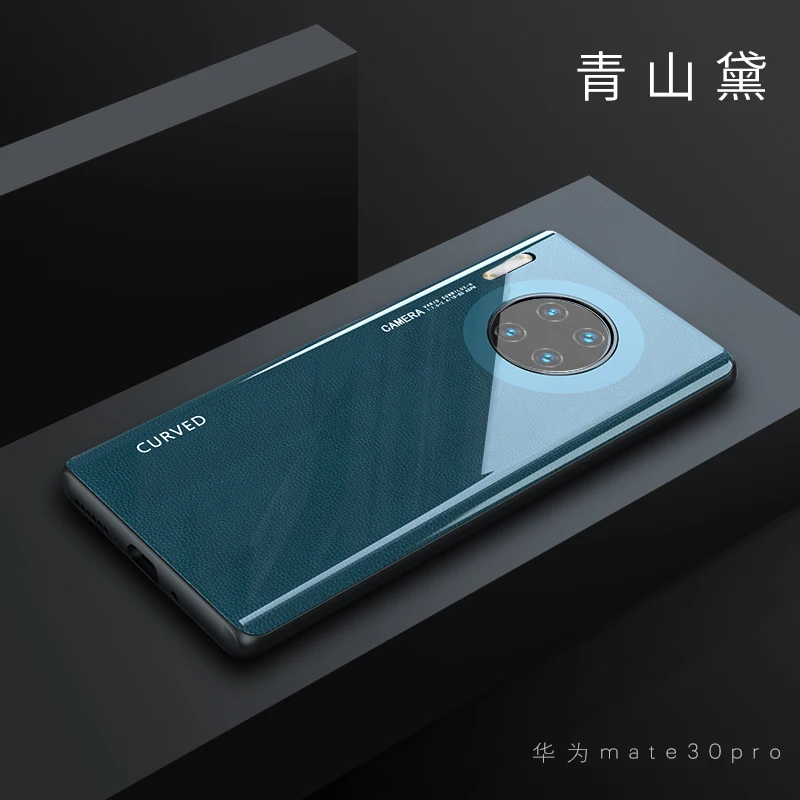 pattern 9 Чехол GKK для huawei mate 30 Pro, чехол из закаленного стекла с мягким краем, чехол для телефона huawei mate 30 Pro 5G, Coque Fundas - Цвет: pattern 9