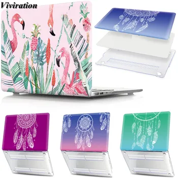 

11.11 Hot Sale PC Shell For Macbook Pro 13 A1706 A1989 (With Touch Bar) Flamingos Cover Case PVC Fashion Laptop Protective Skin