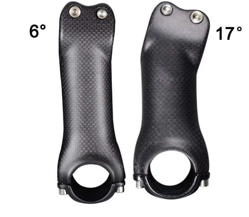 stem 31.8mm 6/17 Degree Road/MTB full Carbon fiber Stems Bike Parts 70/80/90/100/110/120/130