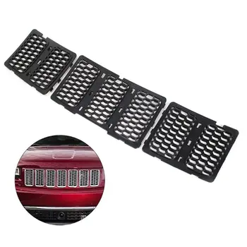 

Automobile Clip-on Front Mesh Honeycomb Grille Inserts Snap-on Auto Parts Car